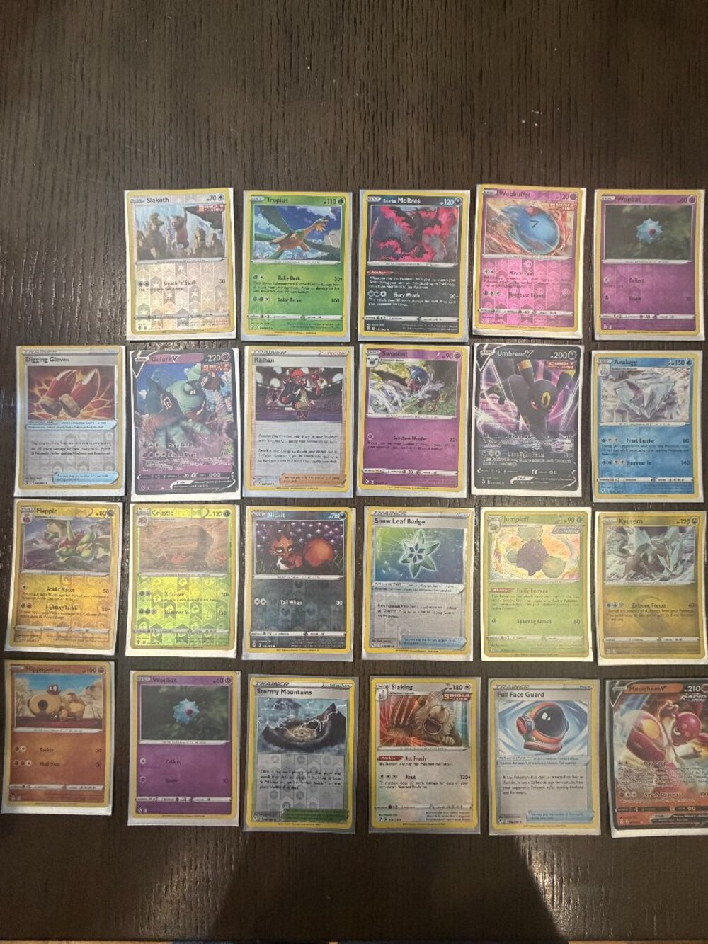 Pokemon TCG Evolving Skies 23 Card Lot UmbreonV GolurkV MedichamV Rest Are Holo